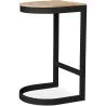 Industrial Design Bar Stool - Wood & Metal - 60cm - Lia image 7
