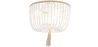 Wooden Ball Ceiling Lamp - Boho Bali Style Plafond - Kanda image 7