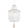 Buy Boho Bali Style Beaded Chandelier Lamp White 59829 Home delivery