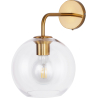 Buy Spherical Glass Shade Wall Sconce Transparent 59833 - prices