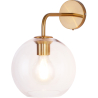 Buy Spherical Glass Shade Wall Sconce Transparent 59833 at Privatefloor