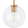 Buy Spherical Glass Shade Wall Sconce Transparent 59833 in the Europe