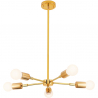 Buy Gold Ceiling Lamp - Design Pendant Lamp - 5 Arms - Tristan Gold 59834 - prices
