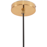 Buy Pendant lamp in vintage style, glass and metal - Amelia Beige 59835 in the Europe