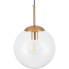 Buy Globe Glass Shade Pendant Lamp Beige 59837 at Privatefloor