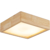 Buy Ceiling Led Lamp Scandinavian Design Wooden - Teray Natural wood 59840 - prices