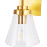 Buy Design Glass & Metal Wall Lamp Gold 59844 in the Europe