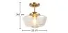 Ceiling Lamp - Vintage Style Pendant Lamp - Suki image 7