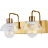 Buy Wall Sconce Lamp - Two Spotlights - Yuri Gold 59846 - in the EU