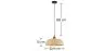 Bamboo Ceiling Lamp - Boho Bali Design Pendant Lamp - Atria image 7