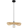 Buy Bamboo Ceiling Lamp - Boho Bali Design Pendant Lamp - Noila Natural wood 59852 - in the EU