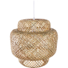 Buy Bamboo Ceiling Lamp - Boho Bali Design Pendant Lamp - Kamon Natural wood 59853 at Privatefloor