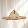 Bamboo Ceiling Lamp - Boho Bali Design Pendant Lamp - Flora image 7