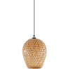 Buy Bamboo Ceiling Lamp - Boho Bali Design Pendant Lamp - Gina Natural wood 59856 in the Europe