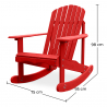 Buy Adirondack Garden Rocking Chair Pastel yellow 59861 - in the EU