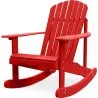 Outdoor Chair with Armrests - Garden Chair - Adirondack - Wooden Rocking Chair - Adirondack image 7