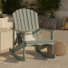 Buy Outdoor Chair with Armrests - Garden Chair - Adirondack - Wooden Rocking Chair - Adirondack Pastel yellow 59861 with a guarantee