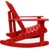 Buy Outdoor Chair with Armrests - Garden Chair - Adirondack - Wooden Rocking Chair - Adirondack Pastel yellow 59861 - prices