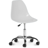 Buy Swivel office chair with casters - Denisse White 59863 - in the EU