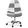 Buy Denisse Office Chair White And Black - Patchwork  White / Black 59864 at Privatefloor