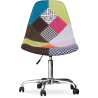 Buy Office Chair with Wheels - Desk Chair - Upholstered in Patchwork -  Simona  Multicolour 59866 - in the EU