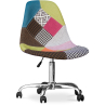 Buy Office Chair with Wheels - Desk Chair - Upholstered in Patchwork -  Simona  Multicolour 59866 - prices