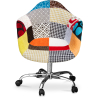 Buy 
Office Chair with Armrests - Desk Chair with Wheels - Upholstered in Patchwork - Patty Multicolour 59867 - prices