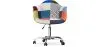 
Office Chair with Armrests - Desk Chair with Wheels - Upholstered in Patchwork - Pixi image 7