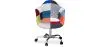 
Office Chair with Armrests - Desk Chair with Wheels - Upholstered in Patchwork - Pixi image 7