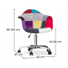 Buy Weston Office Chair - Patchwork Ray  Multicolour 59869 - prices