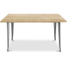 Buy Stylix Dining Table - 140 cm - Light Wood Steel 59876 at Privatefloor