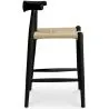 Boho Bali Design Wooden Stool - 65cm - Elb image 7
