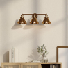Buy Design 3-Light Wall-Lamp Gold 59883 - in the EU