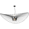 Buy Vertical Hanging Lamp 140cm- Metal Black 59884 - prices