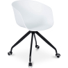 Buy Joan Design Office Chair with Armrests and Wheels White 59885 - prices