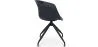Upholstered Office Chair with Armrests - Black Design Desk Chair - Jodie - Joan image 7
