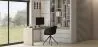 Upholstered Office Chair with Armrests - Black Design Desk Chair - Jodie - Joan image 7