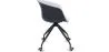 Upholstered Office Chair with Armrests - Desk Chair with Castors - Black and White - Jodie image 7