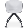 Buy Jodie Black Padded Office Chair with Wheels Light grey 59888 - in the EU