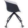 Buy Jodie Black Padded Office Chair with Wheels Light grey 59888 at Privatefloor