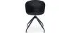 Upholstered Office Chair with Armrests - Black and White Desk Chair - Jodie image 7