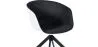 Upholstered Office Chair with Armrests - Black and White Desk Chair - Jodie image 7