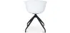 Upholstered Office Chair with Armrests - Black and White Desk Chair - Jodie image 7