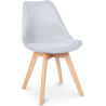 Buy Nordic Style Padded Dining Chair - Aru Light grey 59892 - prices