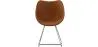 Dining Chair with Armrests - Leatherette - PU - Stylix - Black - Clun image 7