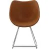 Dining Chair with Armrests - Leatherette - PU - Stylix - Black - Clun image 7