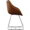 Buy Dining Chair with Armrests - Leatherette - PU - Stylix - Black - Clun Cognac 59894 at Privatefloor