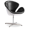 Buy Swan chair Aviator armchair premium leather Black 25626 - prices