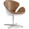 
Armchair with Armrests - Aviator Style - Upholstered in Leather - Via image 7