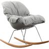 Padded Rocking Chair - Scandinavian Design - Ruma image 7